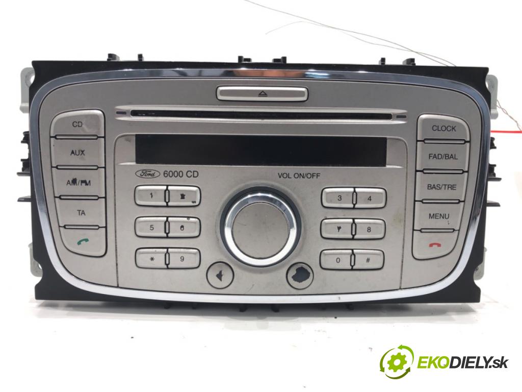 FORD GALAXY II (WA6) 2006 - 2015    2.0 TDCi 103 kW [140 KM] olej napędowy 2006 - 2015  RADIO 8S7T-18C815-AA (Audio zariadenia)