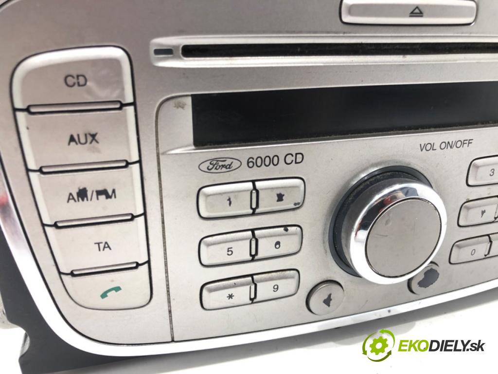 FORD GALAXY II (WA6) 2006 - 2015    2.0 TDCi 103 kW [140 KM] olej napędowy 2006 - 2015  RADIO 8S7T-18C815-AA (Audio zariadenia)