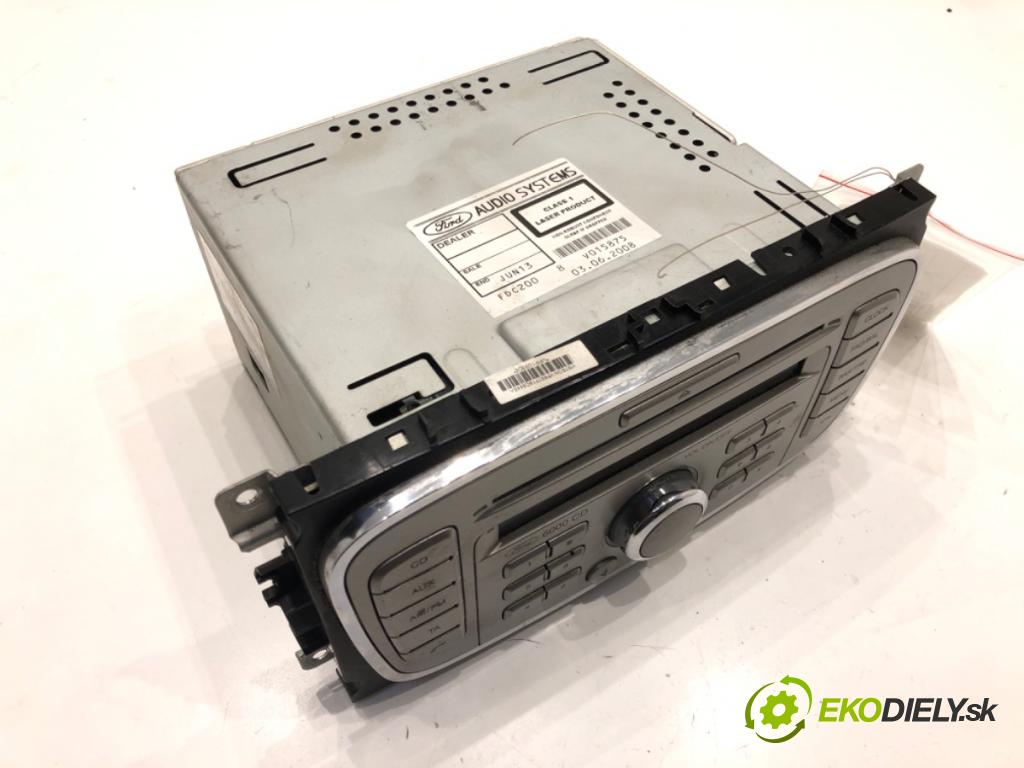 FORD GALAXY II (WA6) 2006 - 2015    2.0 TDCi 103 kW [140 KM] olej napędowy 2006 - 2015  RADIO 8S7T-18C815-AA (Audio zariadenia)