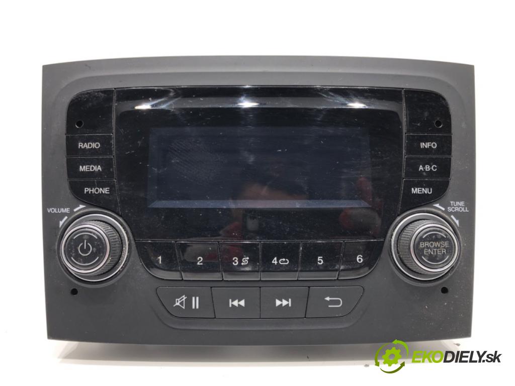 FIAT DOBLO Cargo (263_) 2010 - 2022    1.6 D Multijet 77 kW [105 KM] olej napędowy 2010 -  RADIO 07357115850 (Audio zariadenia)