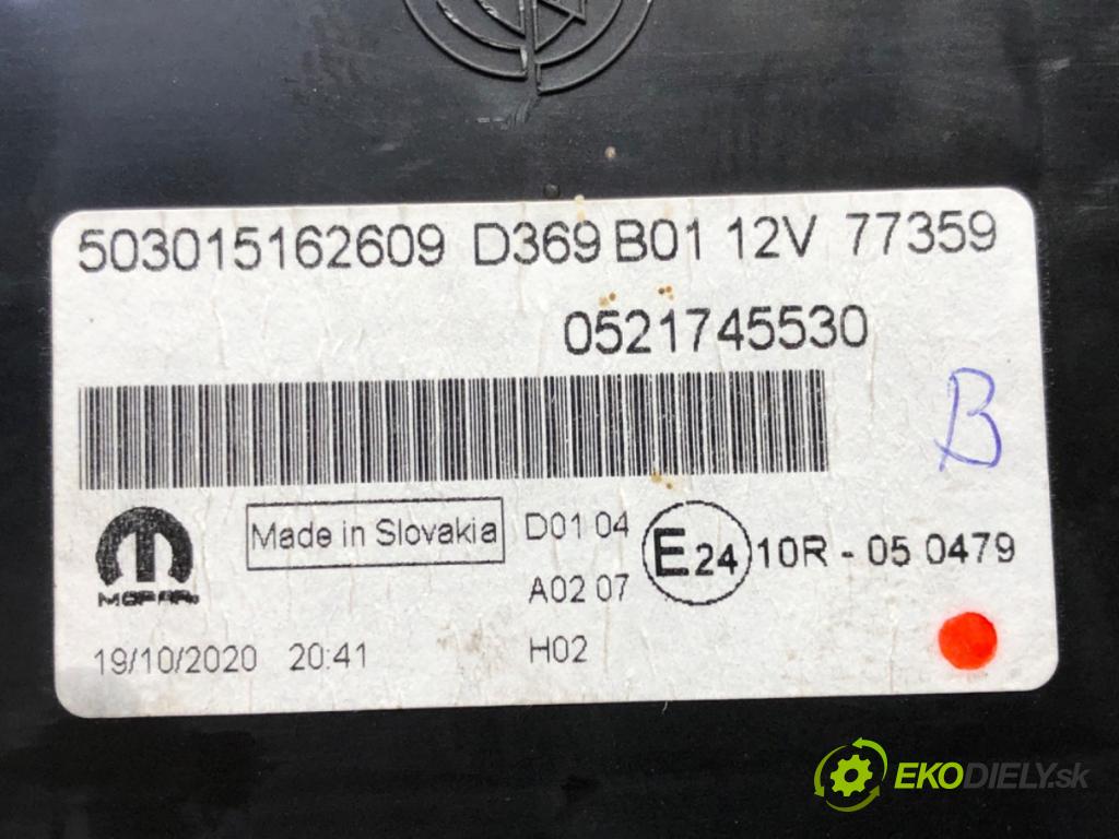 FIAT DOBLO Cargo (263_) 2010 - 2022    1.6 D Multijet 77 kW [105 KM] olej napędowy 2010 -  Prístrojovka 0521745530 (Prístrojové dosky, displeje)