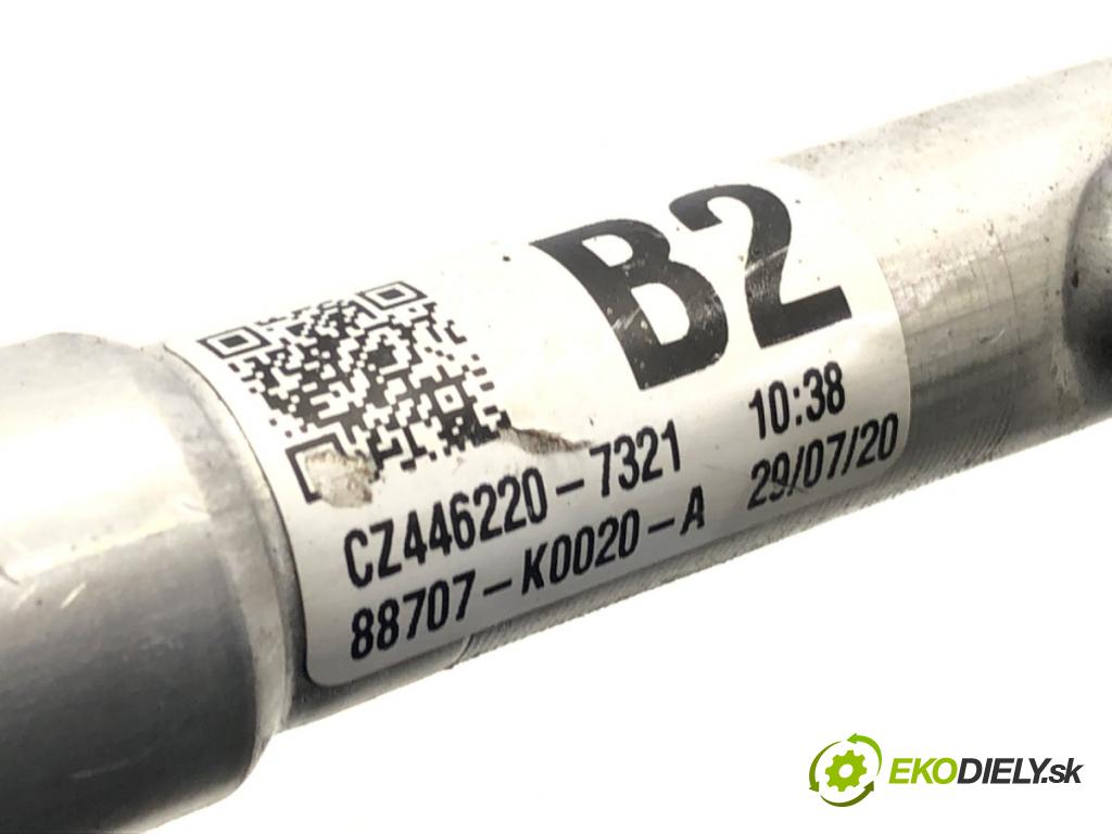 TOYOTA YARIS (_P21_, _PA1_, _PH1_) 2020 - 2022    1.5 (MXPA11) 92 kW [125 KM] benzyna 2020 - 2022  rúrka klimatizácie 88707-K0020-A (Rúrky klimatizácie)