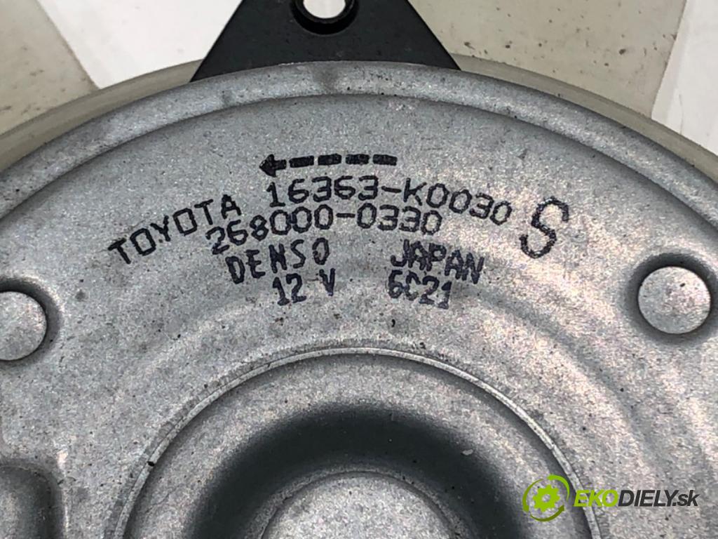 TOYOTA YARIS (_P21_, _PA1_, _PH1_) 2020 - 2022    1.5 (MXPA11) 92 kW [125 KM] benzyna 2020 - 2022  Ventilátor chladiča 16363-K0030 (Ventilátory)