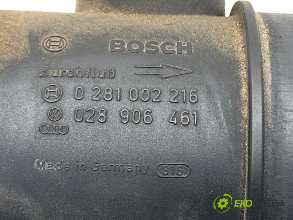 VW PASSAT B5 Variant (3B5) 1997 - 2001    1.9 TDI 66 kW [90 KM] olej napędowy 1997 - 2000  Váha vzduchu 0281002216 (Váhy vzduchu)