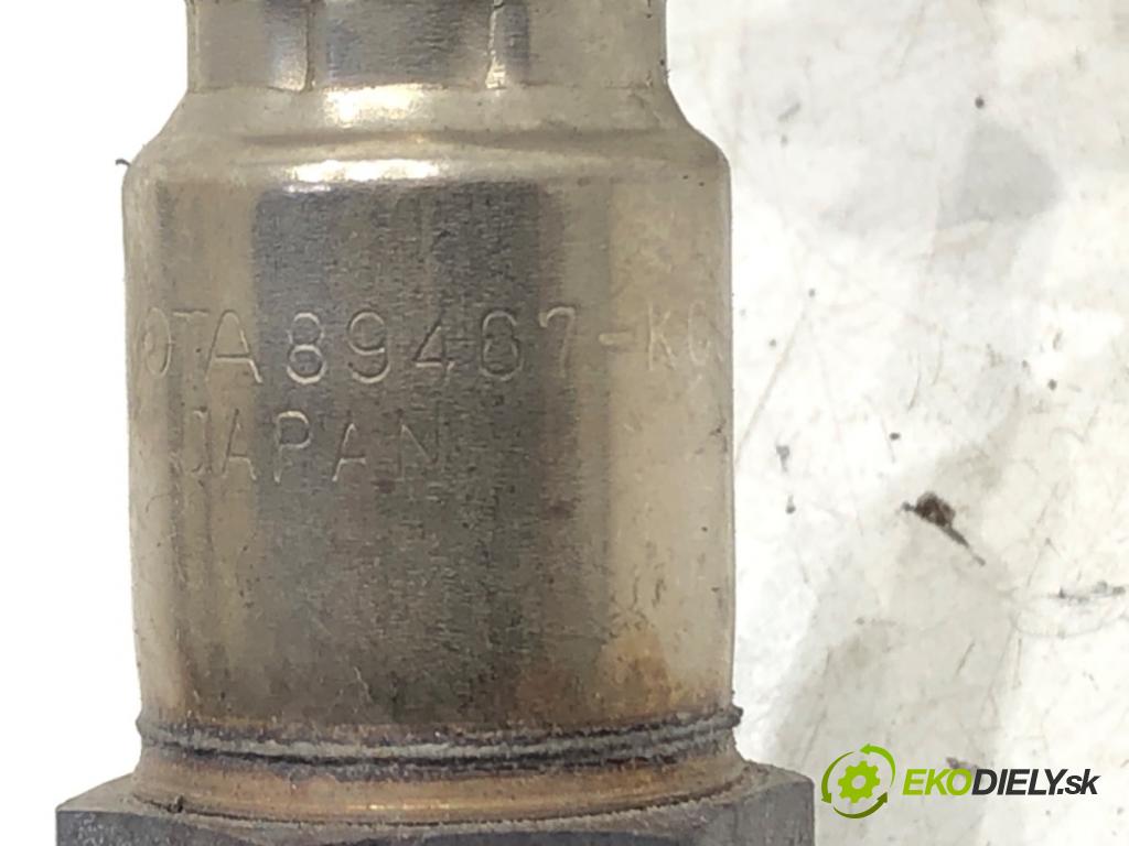 TOYOTA YARIS (_P21_, _PA1_, _PH1_) 2020 - 2022    1.5 (MXPA11) 92 kW [125 KM] benzyna 2020 - 2022  sonda lambda 89467-K0020 (Lambda sondy)