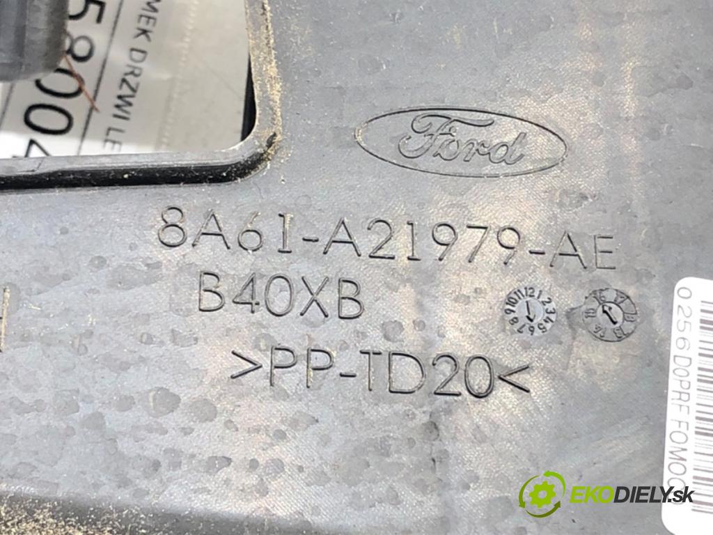 FORD FIESTA VI (CB1, CCN) 2008 - 2022    1.5 TDCi 55 kW [75 KM] olej napędowy 2012 - 2017  zámok dveře levý přední část AM5A-U21813-AE