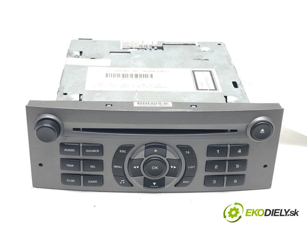 CITROEN C5 II (RC_) 2004 - 2022    1.6 HDi (RC8HZB) 80 kW [109 KM] olej napędowy 2004  RADIO 9660647877 (Audio zariadenia)