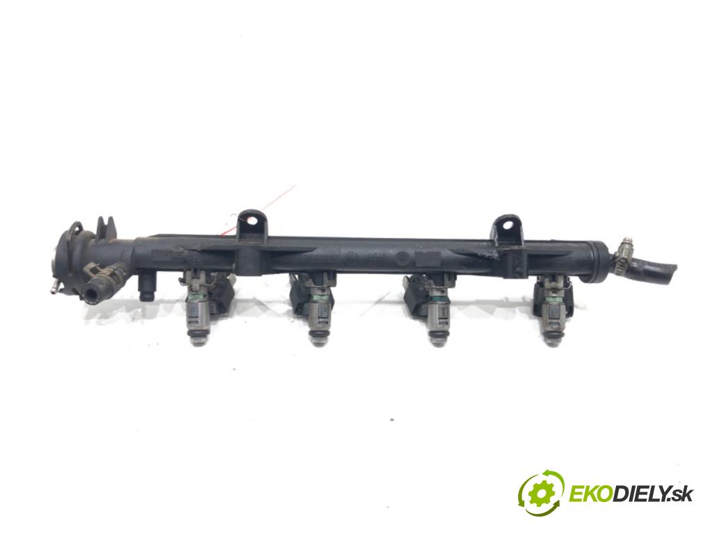 SKODA OCTAVIA I (1U2) 1996 - 2010    1.6 55 kW [75 KM] benzyna 1996 - 2004  Lišta vstrekovacia 032133319B (Vstrekovacie lišty)