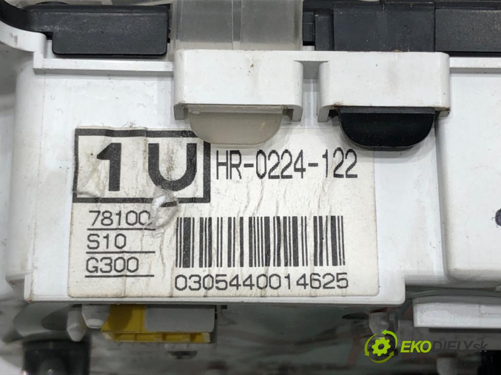 HONDA CR-V I (RD) 1995 - 2002    2.0 16V 4WD (RD1, RD3) 94 kW [128 KM] benzyna 1995  Prístrojovka HR0224122 (Prístrojové dosky, displeje)
