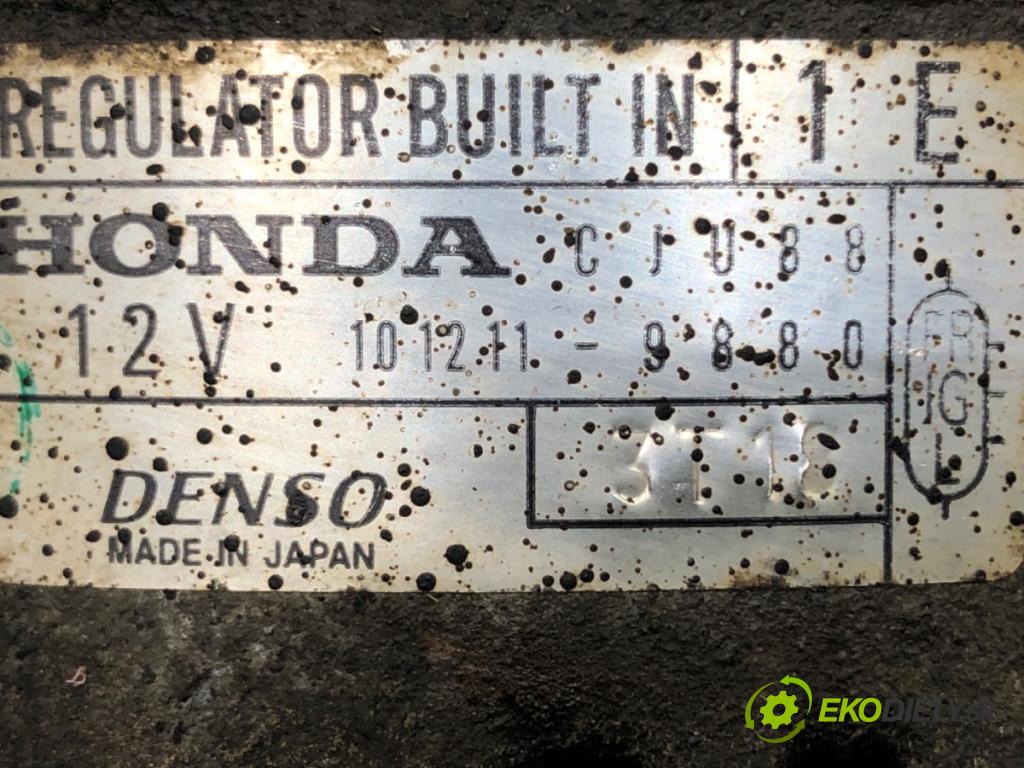 HONDA CR-V I (RD) 1995 - 2002    2.0 16V 4WD (RD1, RD3) 94 kW [128 KM] benzyna 1995  Alternátor 101211-9880 (Alternátory)