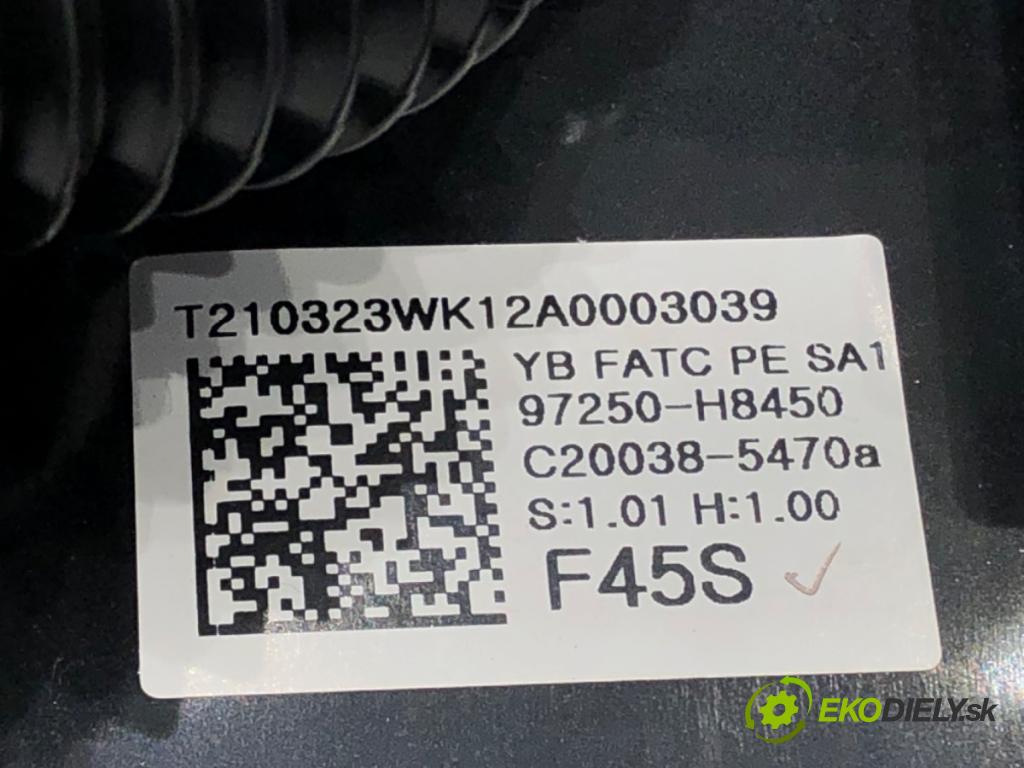 KIA STONIC (YB) 2017 - 2022    1.0 T-GDi 74 kW [101 KM] benzyna 2018 - 2022  Panel ovládania kúrenia 97250-H8450 (Prepínače, spínače, tlačidlá a ovládače kúrenia)