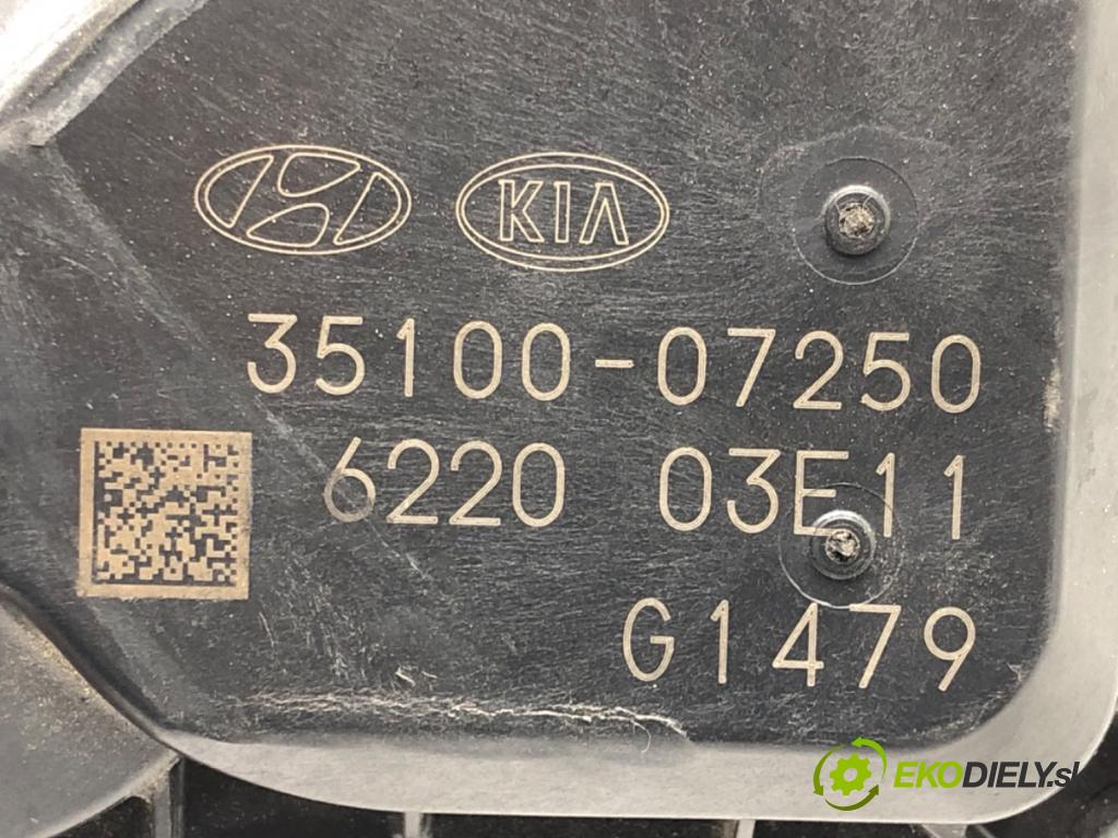 KIA STONIC (YB) 2017 - 2022    1.0 T-GDi 74 kW [101 KM] benzyna 2018 - 2022  Škrtiaca klapka 35100-07250 (Škrtiace klapky)