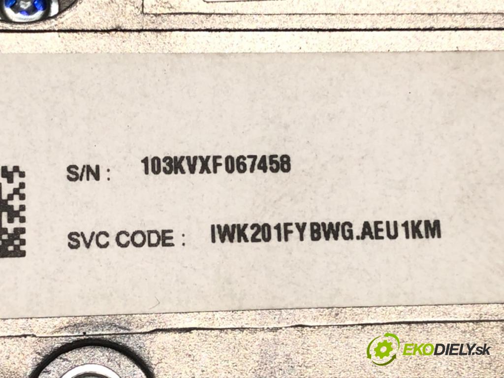 KIA STONIC (YB) 2017 - 2022    1.0 T-GDi 74 kW [101 KM] benzyna 2018 - 2022  RADIO Navigácia 96560-H8410FHV (Audio zariadenia)