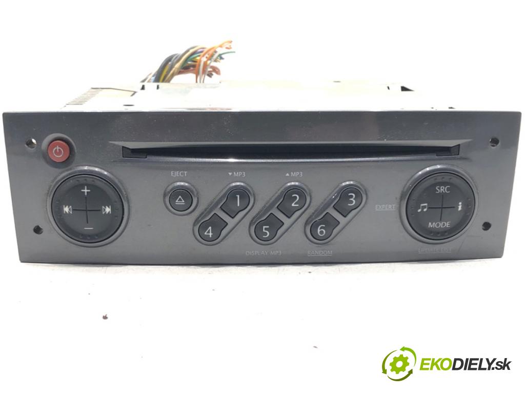 RENAULT CLIO III (BR0/1, CR0/1) 2005 - 2014    1.6 16V (BR09, BR0T, CR09, CR0T) 65 kW [88 KM] ben  RADIO 8200666139 (Audio zařízení)