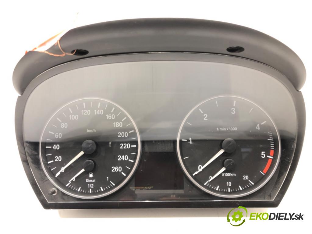 BMW 3 Touring (E91) 2004 - 2012    318 d 90 kW [122 KM] olej napędowy 2005 - 2007  Prístrojovka 9122602 (Prístrojové dosky, displeje)
