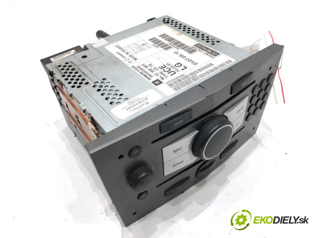 OPEL ASTRA H GTC (A04) 2005 - 2010    1.6 (L08) 77 kW [105 KM] benzyna 2005 - 2010  RADIO 13188465 (Audio zariadenia)