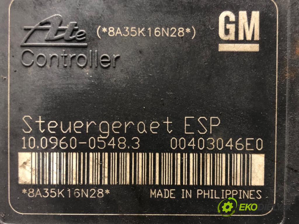 OPEL ASTRA H GTC (A04) 2005 - 2010    1.6 (L08) 77 kW [105 KM] benzyna 2005 - 2010  Pumpa ABS 13213610AL (Pumpy ABS)
