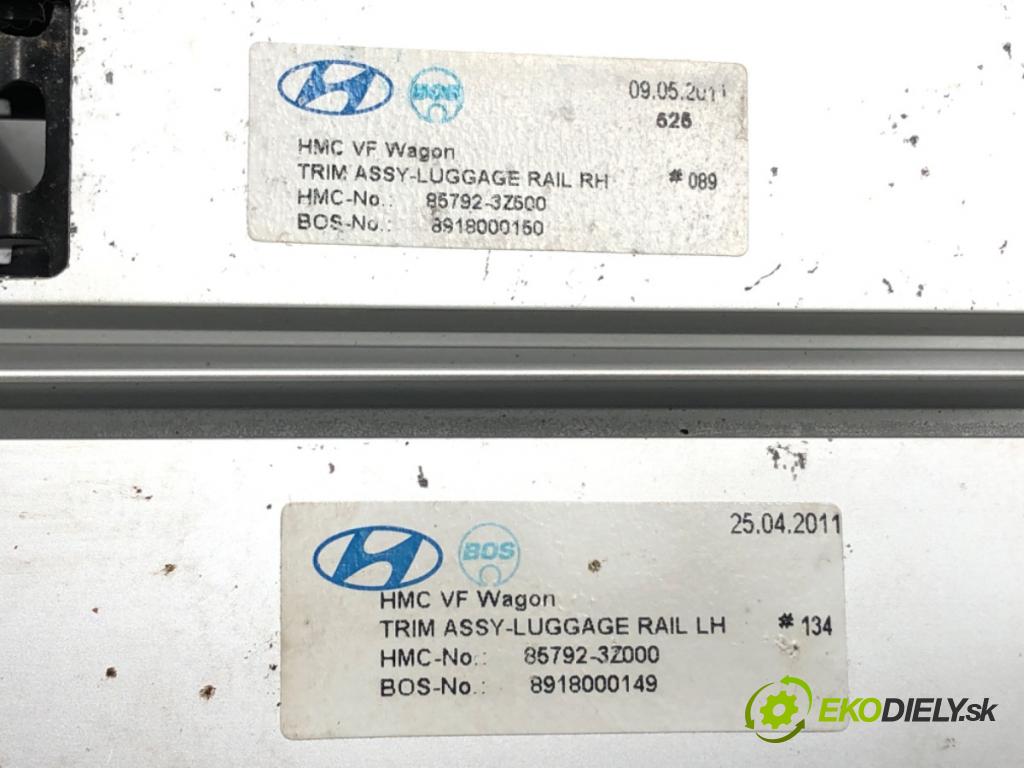 HYUNDAI i40 Kombi 2011 100 kW 1.7 CRDi 1685 ORGANIZER: PRIEČKA: kufra 85791-3Z000 85792-3Z500