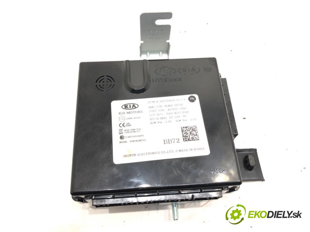 KIA STONIC (YB) 2017 - 2022    1.0 T-GDi 74 kW [101 KM] benzyna 2018 - 2022  Modul BCM 954B0-H8720 (Ostatné)