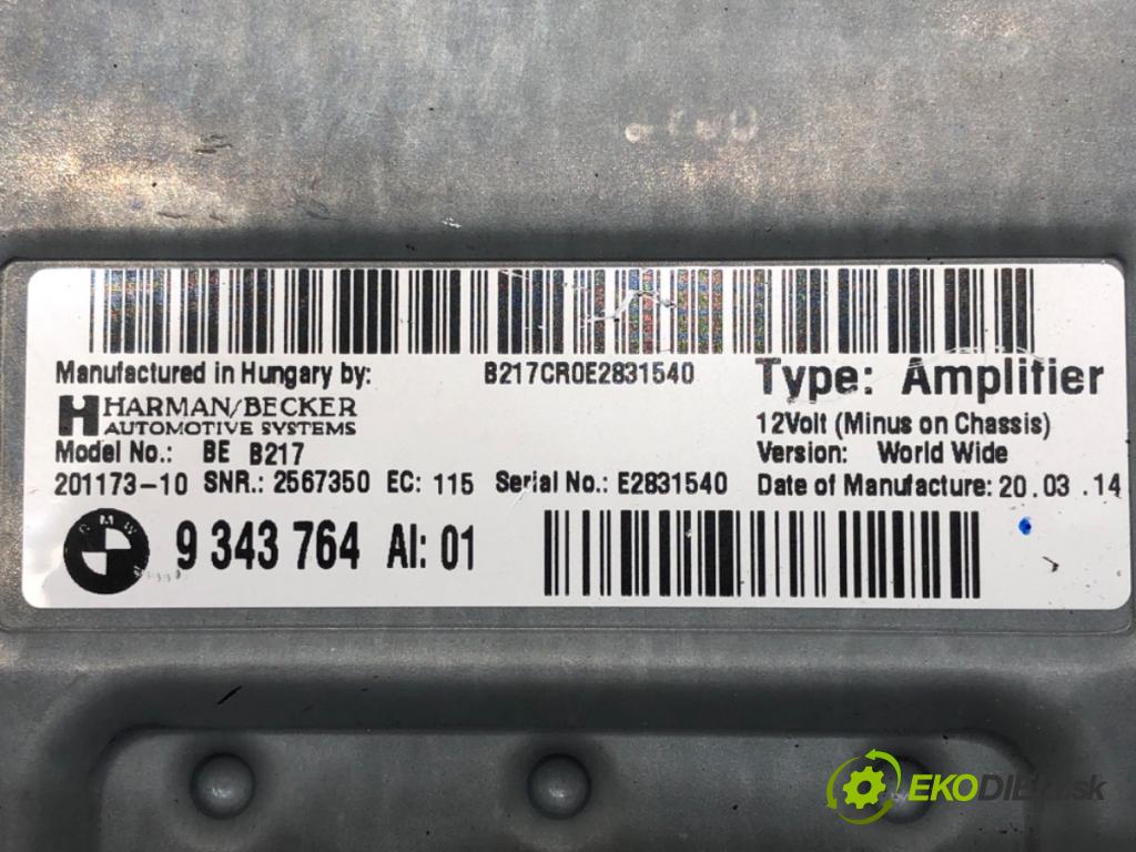 BMW 5 Touring (F11) 2009 - 2017    535 d xDrive 230 kW [313 KM] olej napędowy 2011 -   Zosilňovač 9343764 (Zosilňovače)