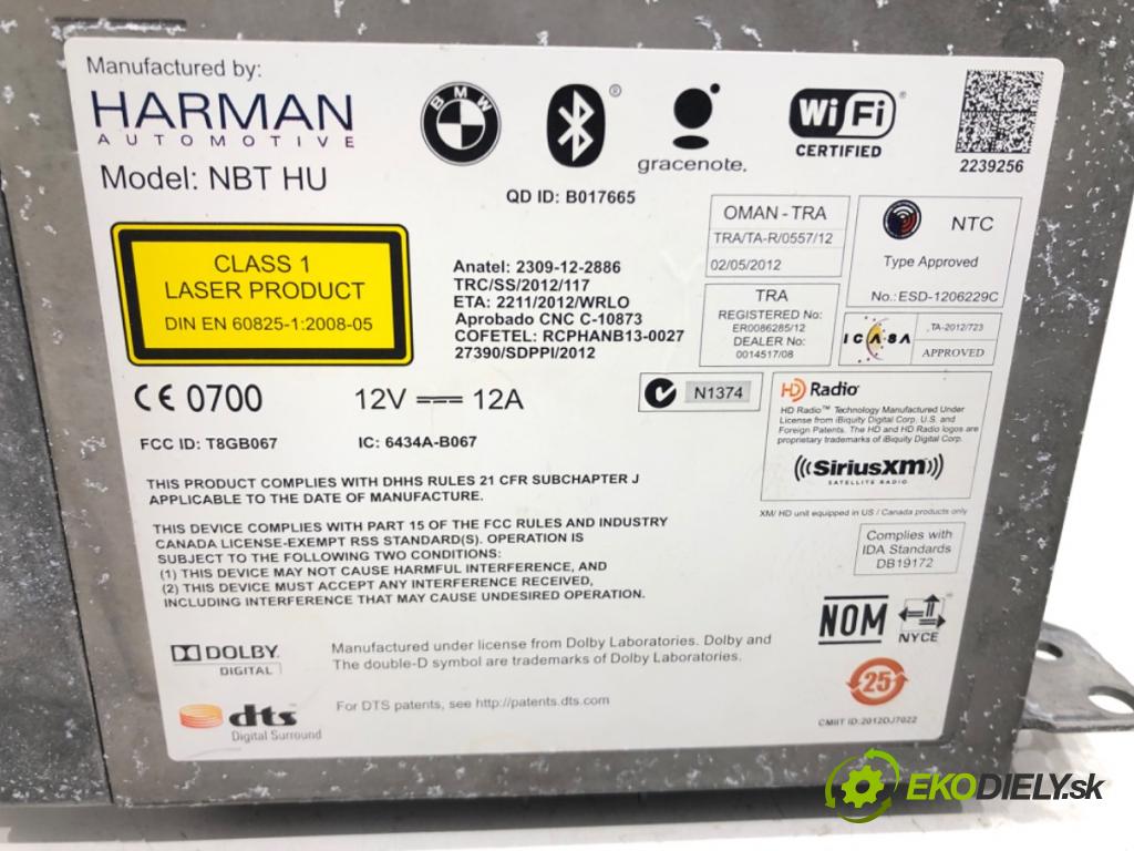 BMW 5 Touring (F11) 2009 - 2017    535 d xDrive 230 kW [313 KM] olej napędowy 2011 -   RADIO Navigácia 9351670 (Audio zariadenia)