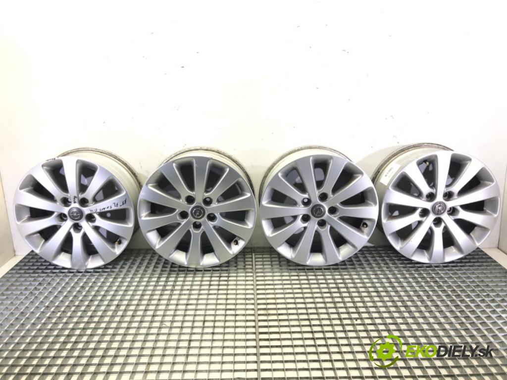 OPEL ASTRA J (P10) 2009 - 2015    ---  disky hliníkové 17 7J 5X115 ET44 stred CENTR. 70.1 OPO44K8