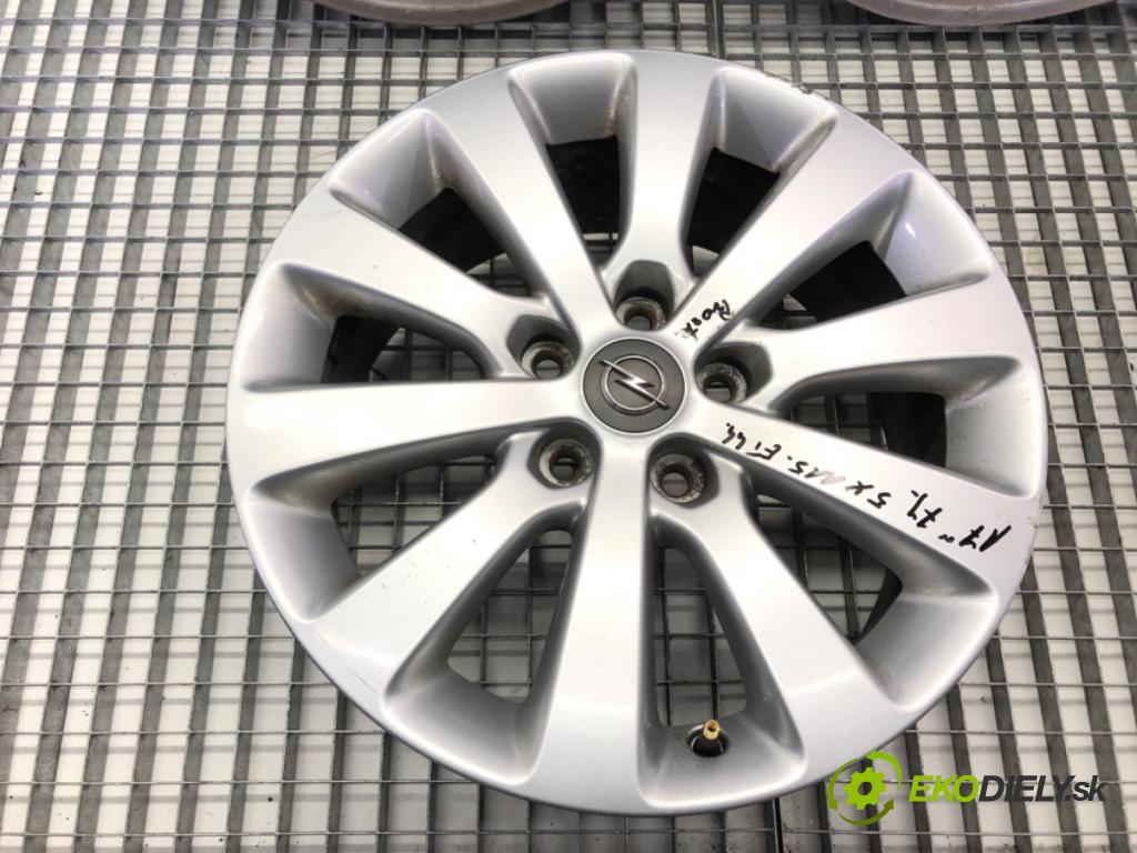 OPEL ASTRA J (P10) 2009 - 2015    ---  disky hliníkové 17 7J 5X115 ET44 stred CENTR. 70.1 OPO44K8