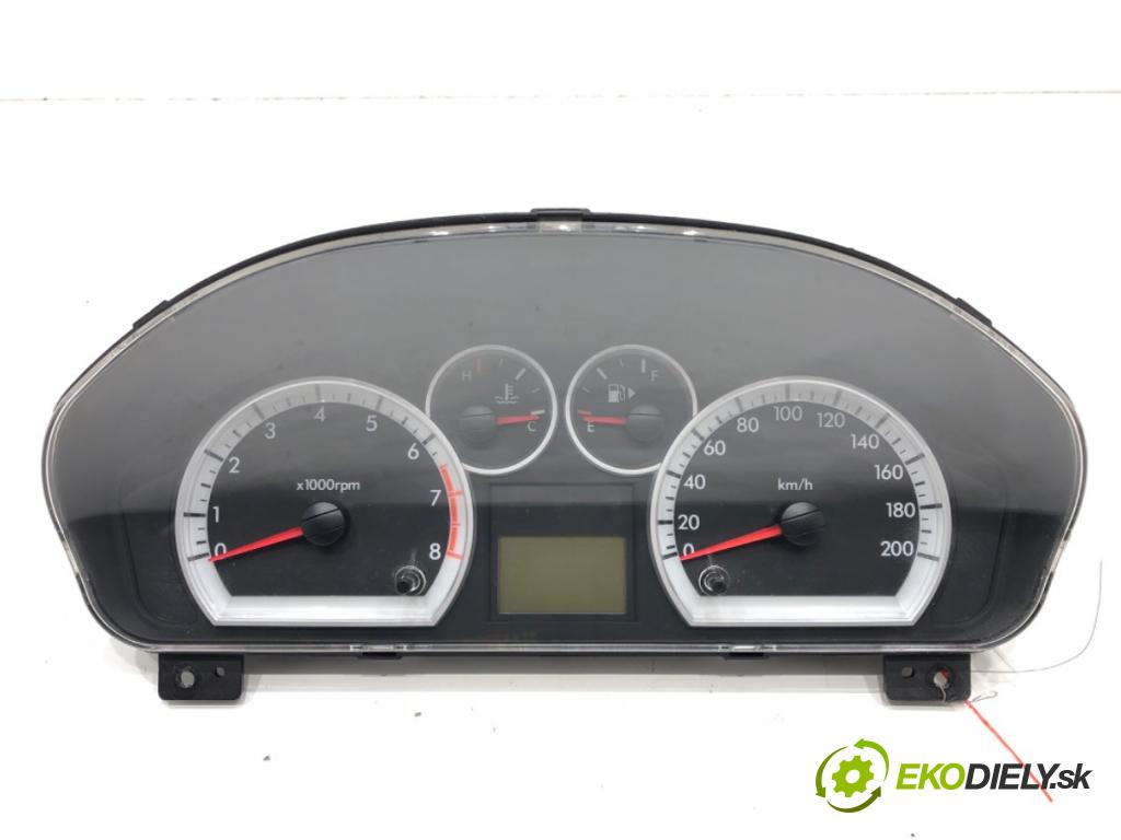 CHEVROLET AVEO / KALOS liftback (T250, T255) 2006 - 2022    1.2 LPG 60 kW [81 KM] Benzyna / gaz samochodowy (L  Prístrojovka 96814468 (Prístrojové dosky, displeje)