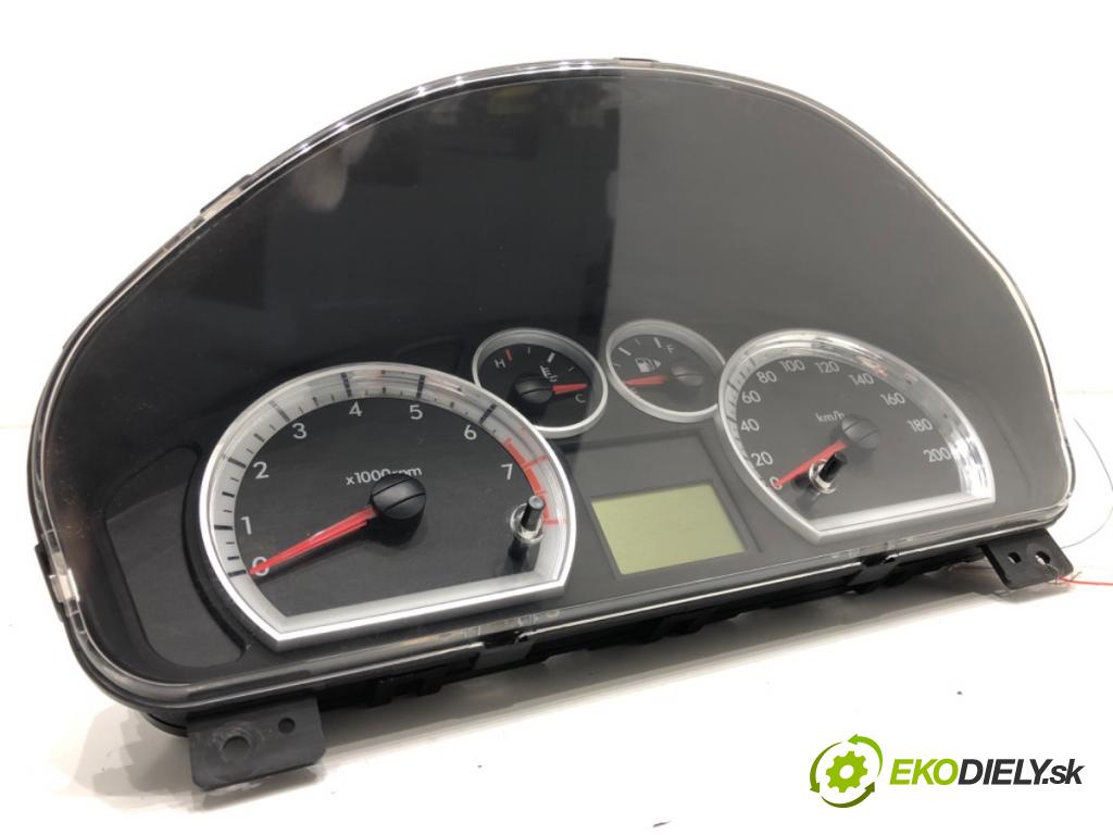 CHEVROLET AVEO / KALOS liftback (T250, T255) 2006 - 2022    1.2 LPG 60 kW [81 KM] Benzyna / gaz samochodowy (L  Prístrojovka 96814468 (Prístrojové dosky, displeje)