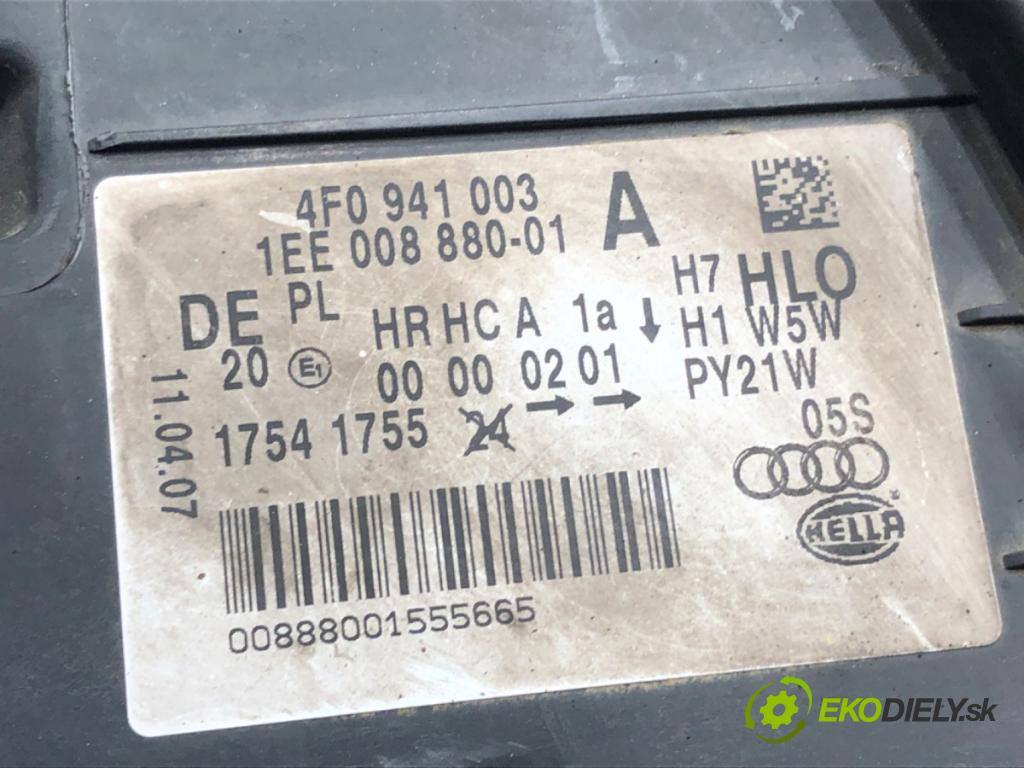 AUDI A6 C6 (4F2) 2004 - 2011    2.0 TDI 103 kW [140 KM] olej napędowy 2004 - 2008  Svetlomet ľavy predný 4F0941003A