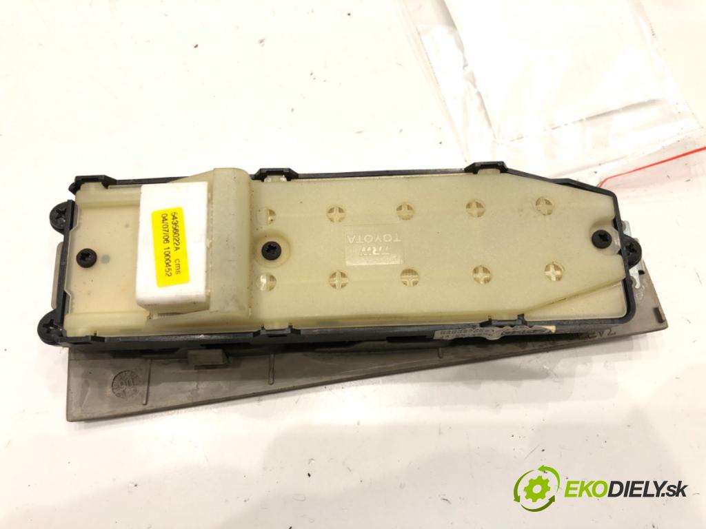 TOYOTA AVENSIS (_T25_) 2003 - 2008    2.4 (AZT251_) 120 kW [163 KM] benzyna 2003 - 2008  Prepínač okien 84802-05210 (Prepínače, spínače, tlačidlá a ovládače kúrenia)