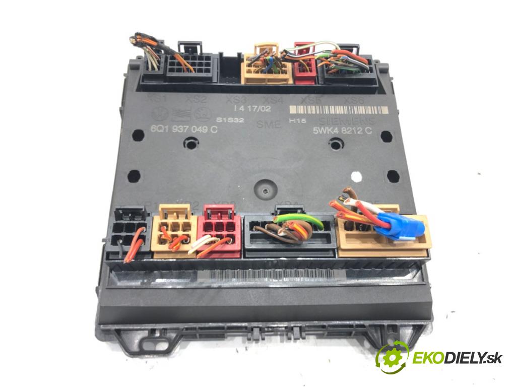 VW POLO (9N_, 9A_) 2001 - 2014    1.2 12V 47 kW [64 KM] benzyna 2001 - 2007  Modul komfortu 6Q1937049C (Moduly komfortu)