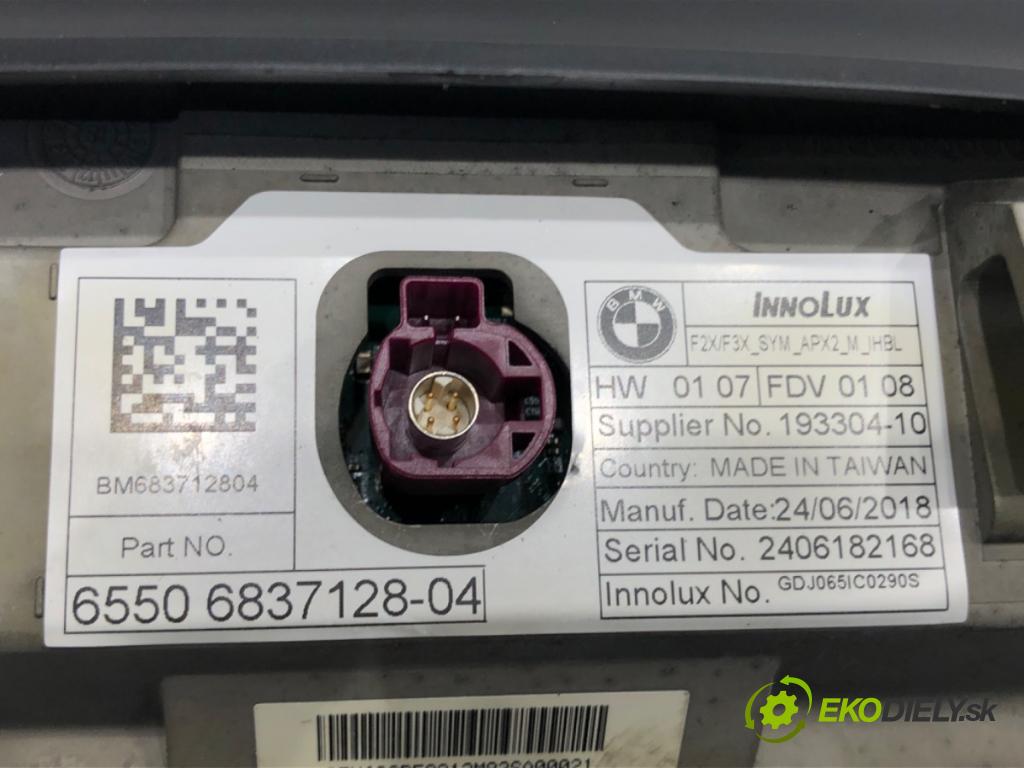 BMW 3 (F30, F80) 2011 - 2018    330 i xDrive 185 kW [252 KM] benzyna 2015 - 2018  Dislpej 6837128 (Prístrojové dosky, displeje)