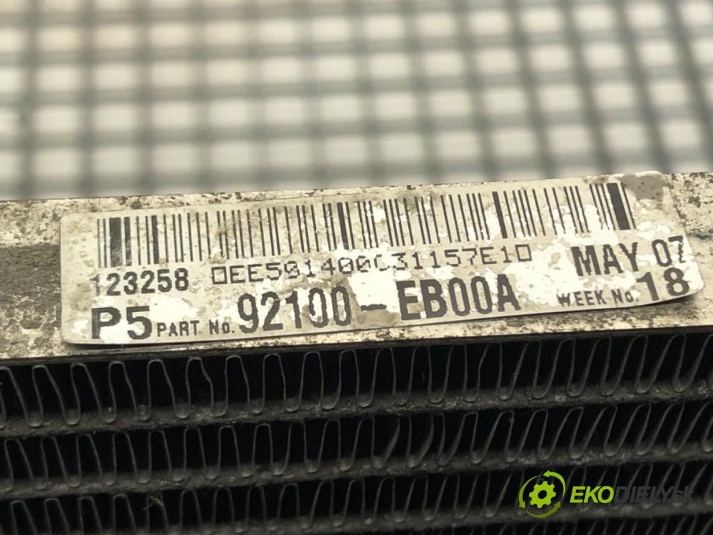 NISSAN PATHFINDER III (R51) 2005 - 2022    2.5 dCi 4WD 126 kW [171 KM] olej napędowy 2006 - 2  Chladič klimatizácie 92100-EB00A (Chladiče klimatizácie)