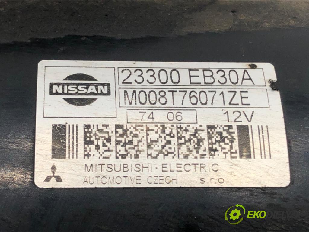 NISSAN PATHFINDER III (R51) 2005 - 2022    2.5 dCi 4WD 126 kW [171 KM] olej napędowy 2006 - 2  Štartér 23300EB30A (Štartéry)
