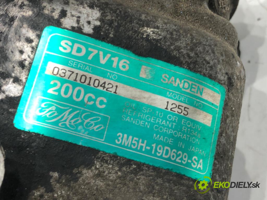 MAZDA 3 (BK) 2003 - 2009    1.6 DI Turbo 80 kW [109 KM] olej napędowy 2004 - 2  kompresor klimatizace 3M5H-19D629-SA (Kompresory)