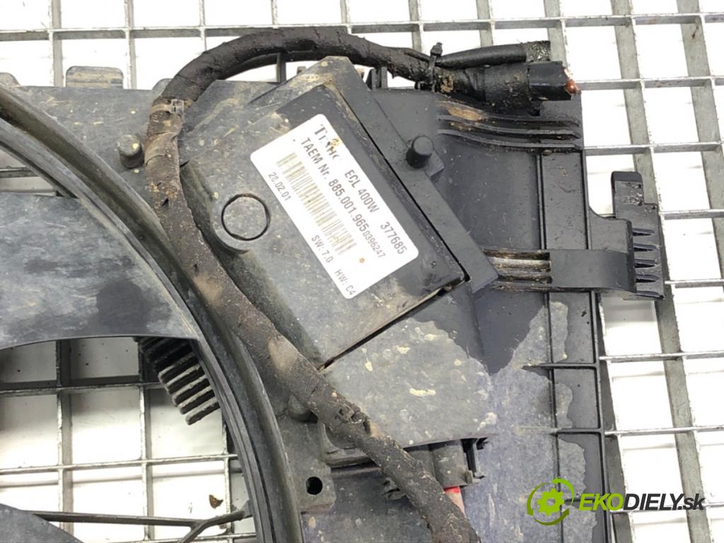 MERCEDES-BENZ KLASA C (W203) 2000 - 2007    C 180 (203.035) 95 kW [129 KM] benzyna 2000 - 2002  Ventilátor chladiča A2035000193 (Ventilátory)