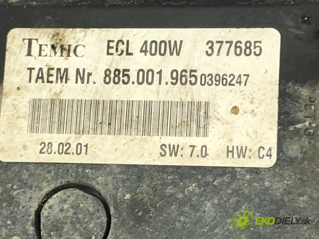 MERCEDES-BENZ KLASA C (W203) 2000 - 2007    C 180 (203.035) 95 kW [129 KM] benzyna 2000 - 2002  Ventilátor chladiča A2035000193 (Ventilátory)