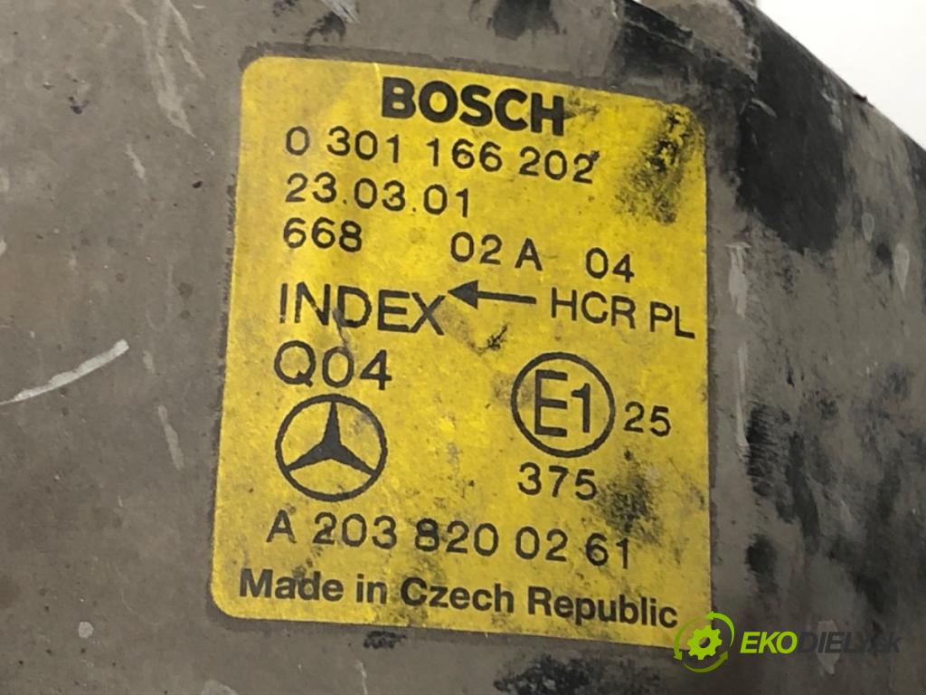 MERCEDES-BENZ KLASA C (W203) 2000 - 2007    C 180 (203.035) 95 kW [129 KM] benzyna 2000 - 2002  Svetlomet pravy predný A2038200261