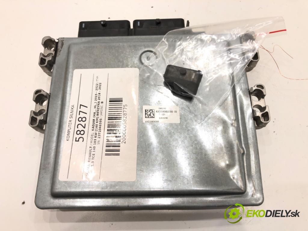 RENAULT KADJAR (HA_, HL_) 2015 - 2022    1.3 TCe 140 103 kW [140 KM] benzyna 2018 - 2022  riadiaca jednotka Motor 237104661S (Riadiace jednotky)