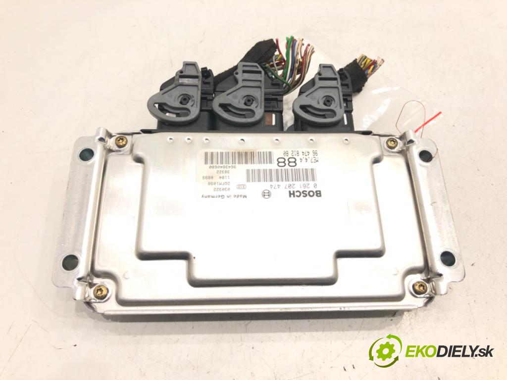 PEUGEOT 307 (3A/C) 2000 - 2012    1.6 16V 80 kW [109 KM] benzyna 2000 - 2007  riadiaca jednotka Motor 0261207474 (Riadiace jednotky)