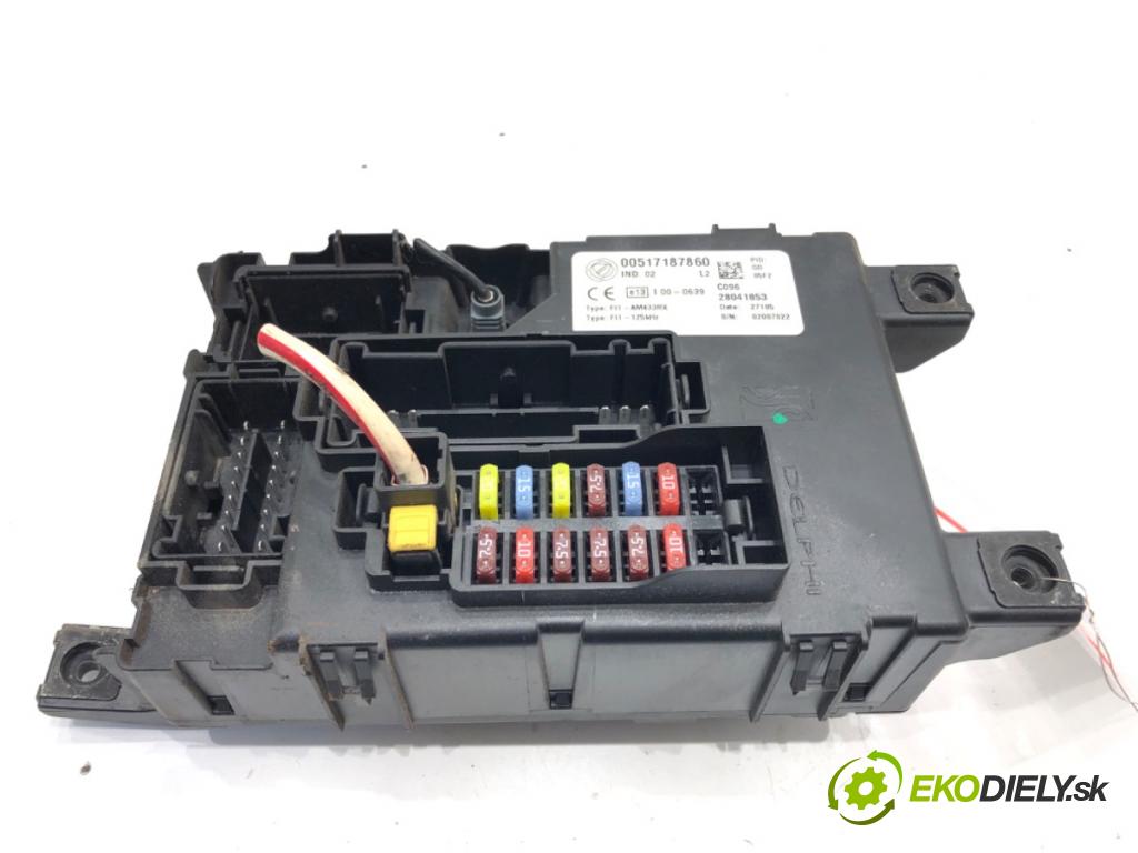 FIAT GRANDE PUNTO (199_) 2005 - 2022    1.2 48 kW [65 KM] benzyna 2005 - 2022  modul BSI 00517187860 (Pojistkové skříňky)