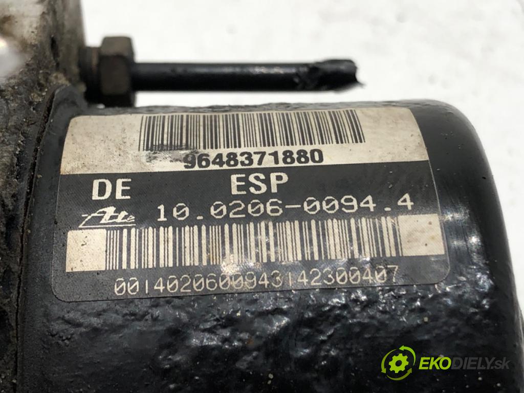 CITROEN C3 I (FC_, FN_) 2002 - 2022    1.6 16V 80 kW [109 KM] benzyna 2002 - 2010  Pumpa ABS 9648371880 (Pumpy ABS)