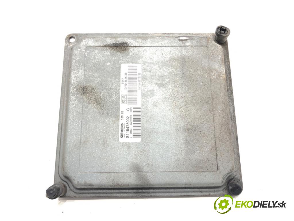 CITROEN C3 I (FC_, FN_) 2002 - 2022    1.6 16V 80 kW [109 KM] benzyna 2002 - 2010  Riadiaca jednotka prevodovky S118475002_9649624380 (Riadiace jednotky prevodovky)