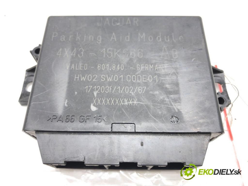 JAGUAR X-TYPE I (X400) 2001 - 2009    2.0 D 96 kW [130 KM] olej napędowy 2003 - 2009  Modul PDC 4X43-15K866-AB (Ostatné)