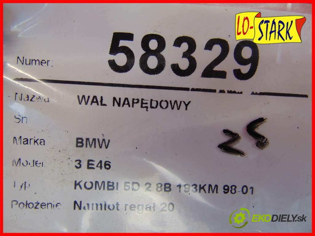 BMW 3 E46    KOMBI 5D 2.8B 193KM 98-01  Kardaň, hriadeľ hnací 1229564 (Kardaňové hriadele)