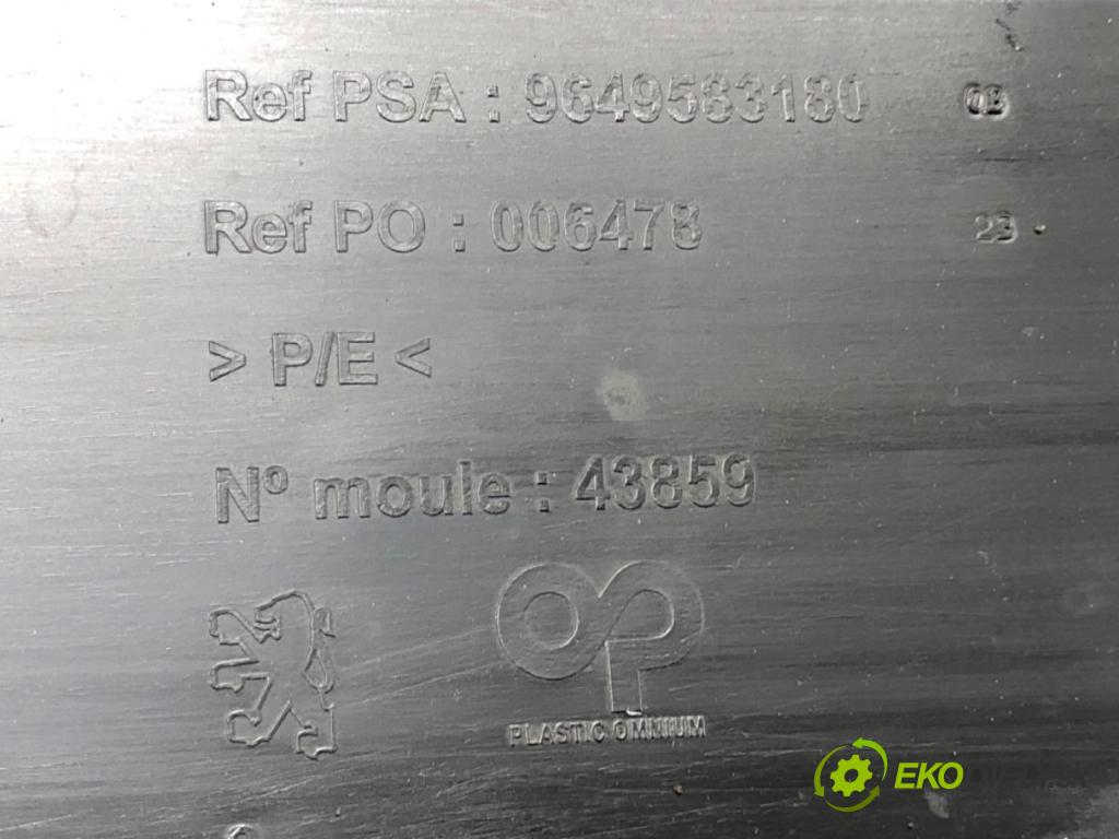 PEUGEOT 207 SW (WK_) 2007 - 2013    1.6 16V 88 kW [120 KM] benzyna 2007 - 2013  clona nárazníka přední část 9649583180