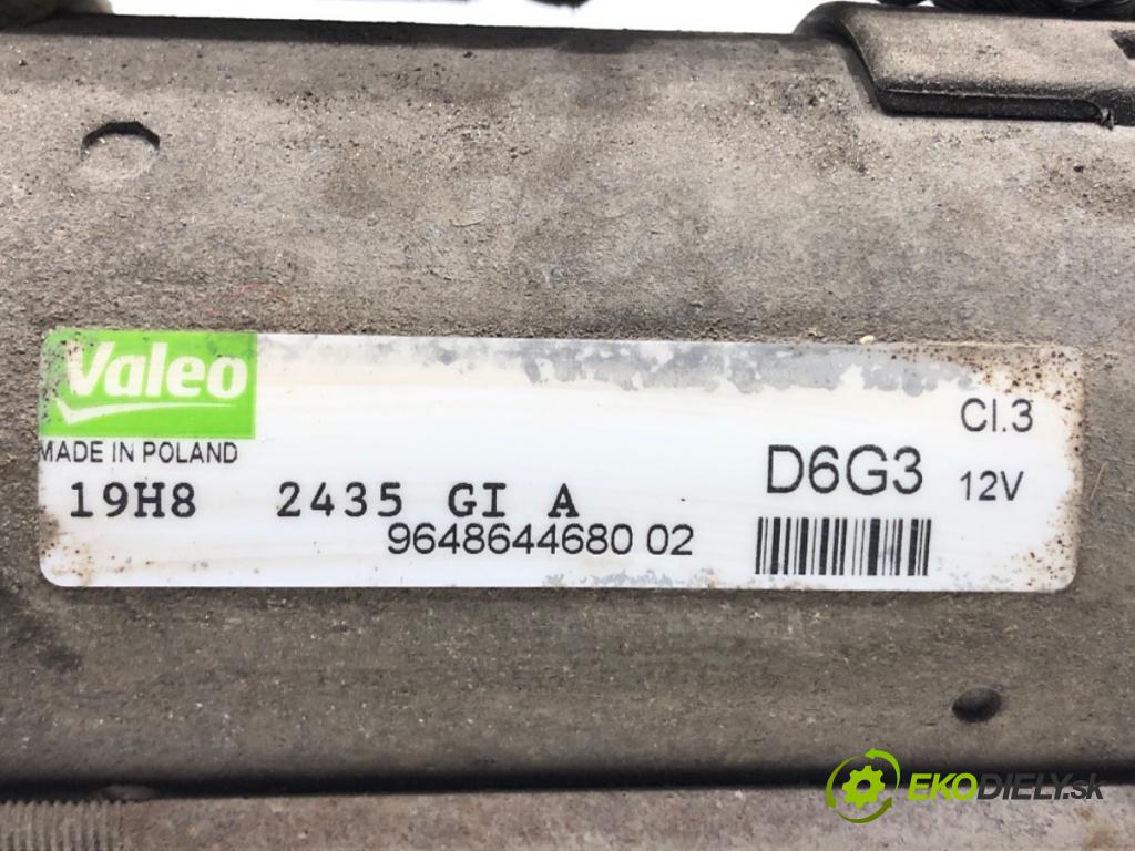 CITROEN C3 I (FC_, FN_) 2002 - 2022    1.4 i 54 kW [73 KM] benzyna 2002 - 2010  Štartér 9648644680 (Štartéry)