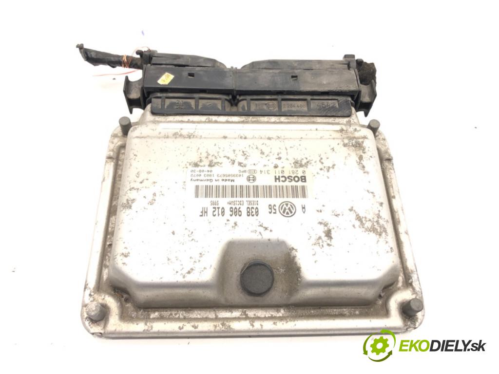 VW GOLF IV Variant (1J5) 1999 - 2006    1.9 TDI 66 kW [90 KM] olej napędowy 1999 - 2006  riadiaca jednotka Motor 038906012HF 0281011314 (Riadiace jednotky)