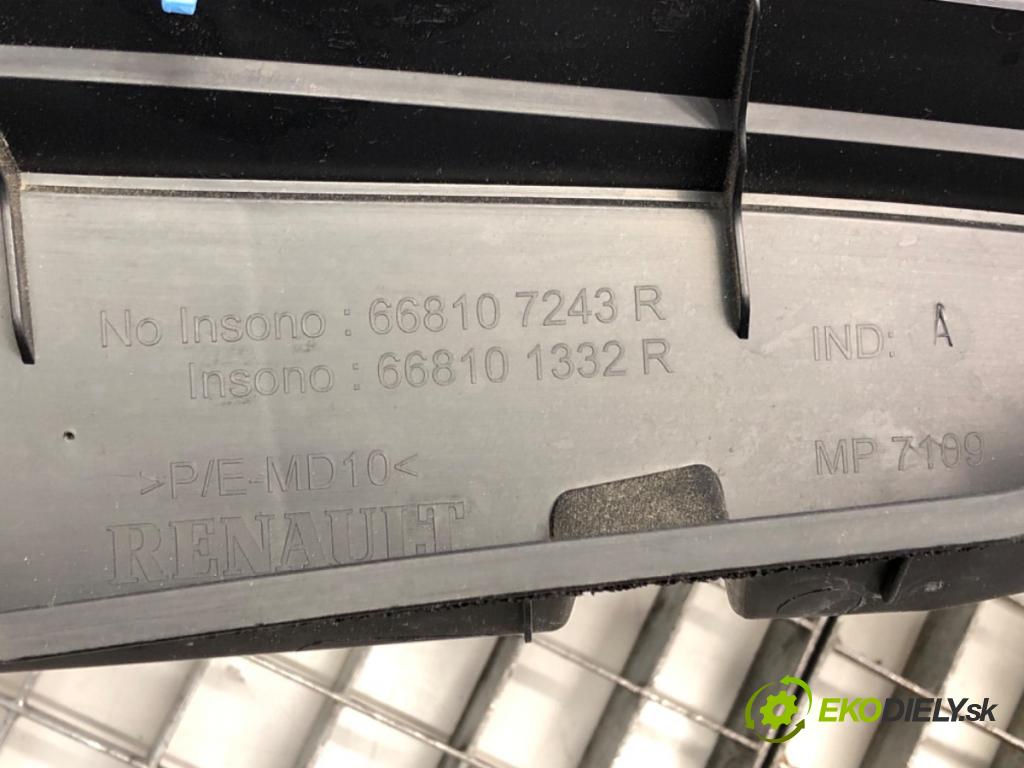 RENAULT KADJAR (HA_, HL_) 2015 - 2022    1.3 TCe 140 103 kW [140 KM] benzyna 2018 - 2022  Torpédo, plast pod čelné okno 668107243R (Torpéda)
